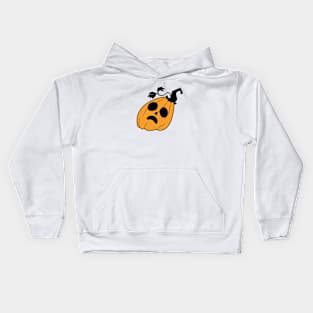 halloween pumpkin funny No.3 Kids Hoodie